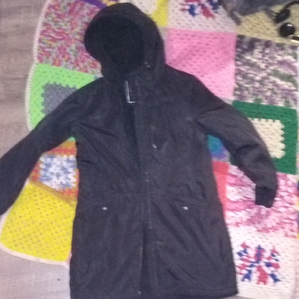 Women's Black Hooded Jacket